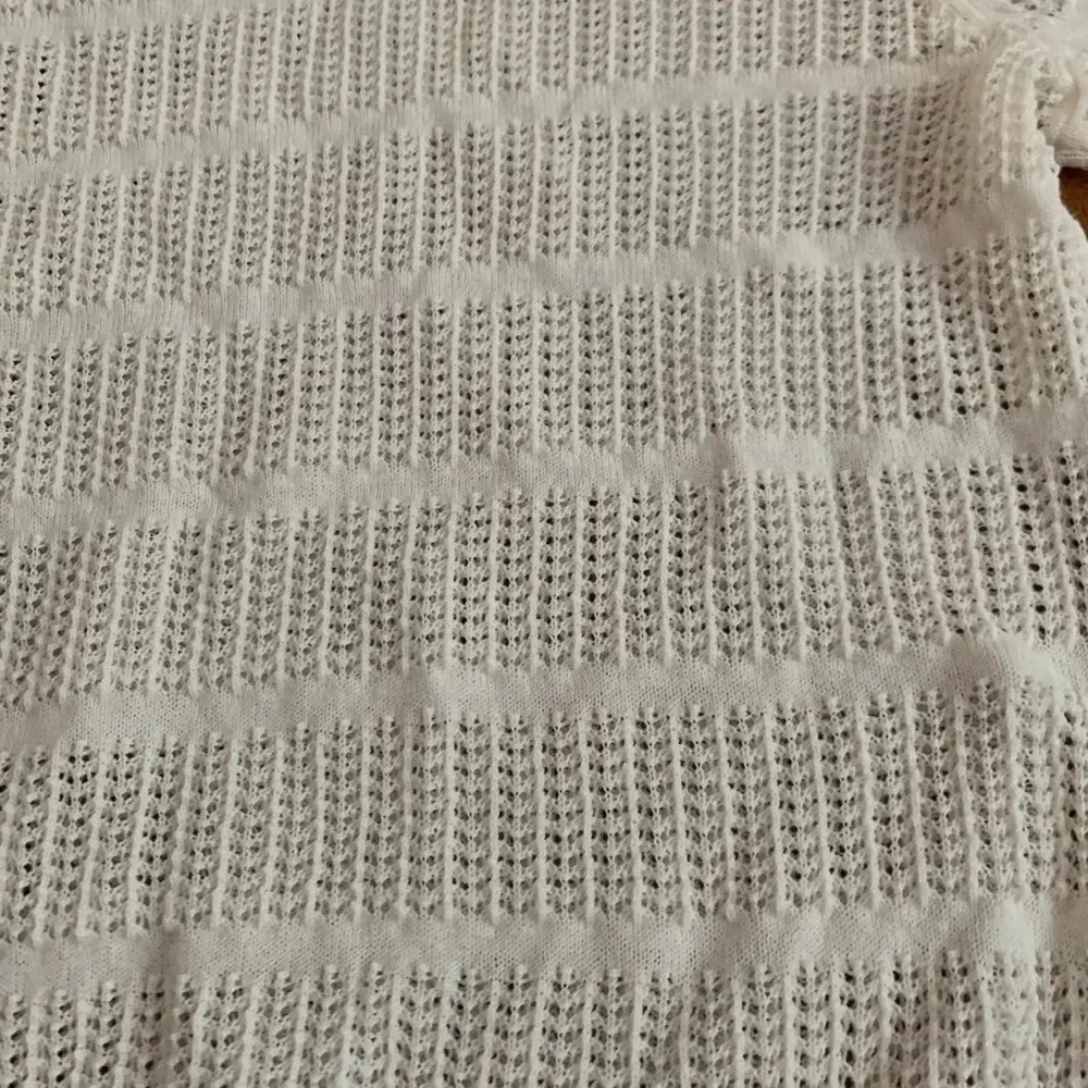 Ulla Johnson Cream Short Sleeve Sweater in Loose Knit Size XS - Picture 8 of 9